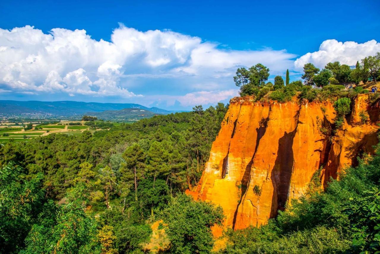 Gite Roussillon Dame Sirmonde Roussillon (Vaucluse) Exterior foto
